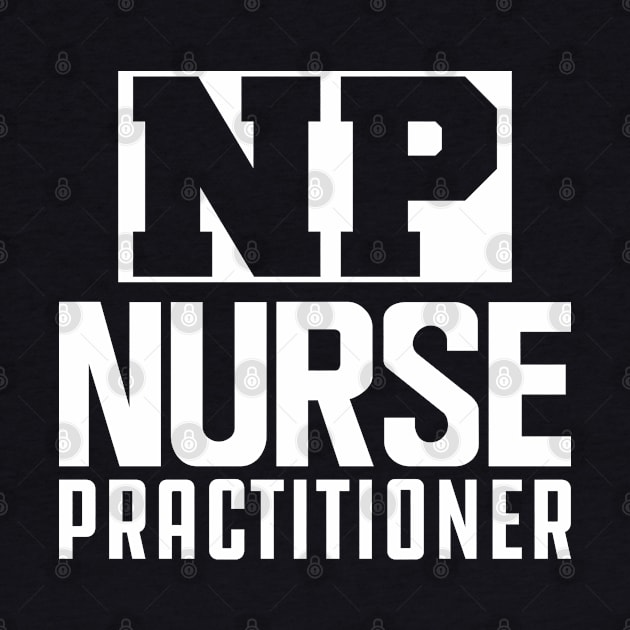 NP Nurse Practitioner w by KC Happy Shop